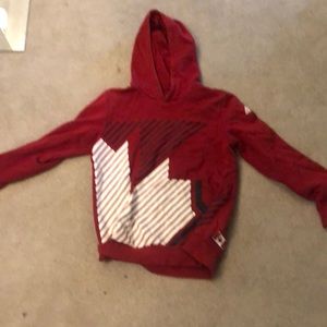 Red Olympic Adidas Hoodie